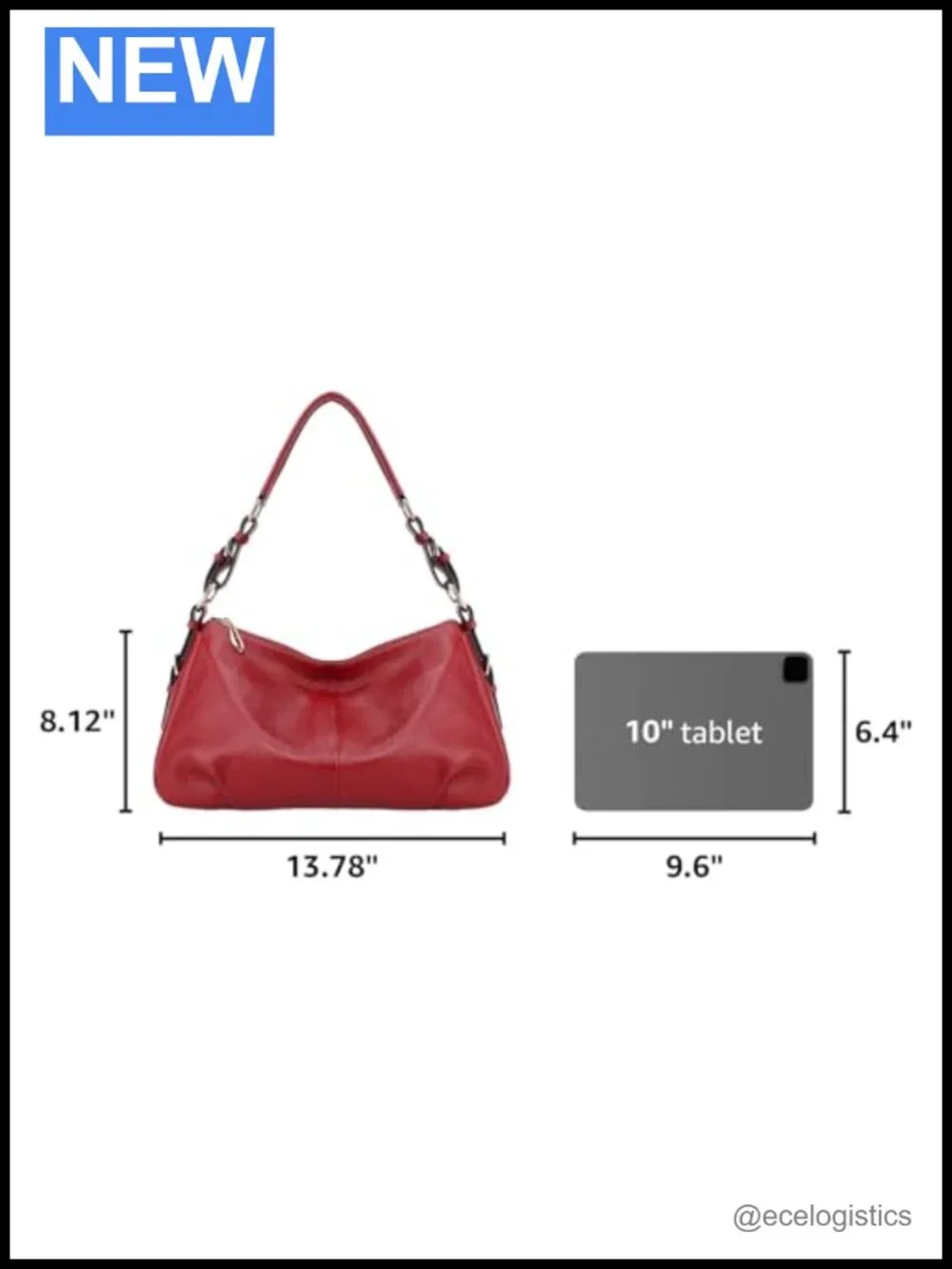 Vintage Leather Hobo Bag Women Adjustable Handle Top Grain Cowhide Purse